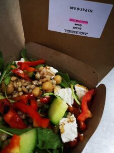 Greek barley salad