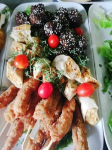 Kebabs and kofta platter