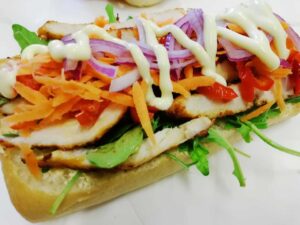 Panini cajun chicken