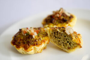 bobotie tartlets